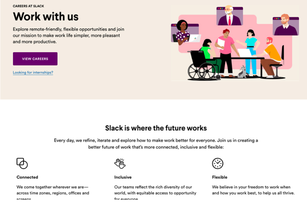 Slack Career Page