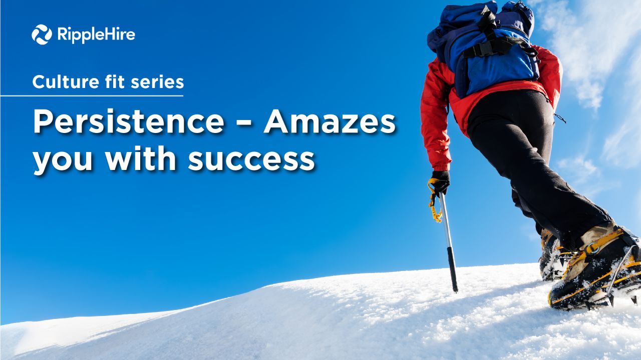 Persistence — Amazes you with success